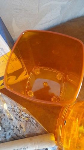 Ice Crusher Manuell, "Leopold Vienna" Orange m. Pitustössel, 23 cm, Neuwertig ! - Bild 7 von 8