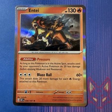 Obsidian Flames - NM - Entei 030/197 - Holo - English (US Seller)