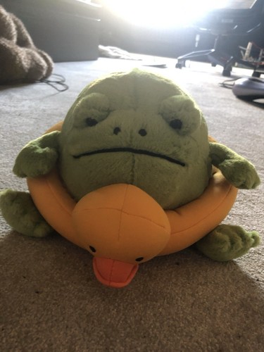 BNWT Jellycat Summer Ricky Rain Frog in a Rubber Ring Retired