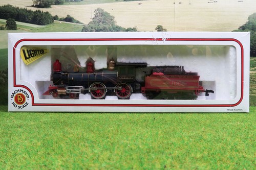 Bachmann Spur H0 51101 US-Dampflok mit Tender 4-4-0 No.119 der Union Pacific UP - Picture 10 of 10