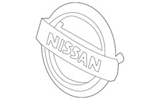 Genuine Nissan Emblem 62890-3VA0A