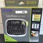 Epson Labelworks LW-300 Label Printer Machine White & Black - Tested & Working