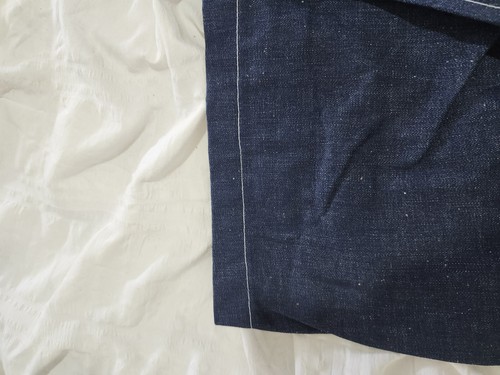 Mono vintage para hombre 38 x 32 baberos ribete denim EE. UU. AÑOS 70 primeras tiendas nacionales - Imagen 9 de 16