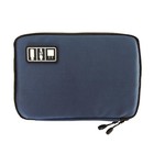 Wasserdichte 2-lagige USB-Kabel-Aufbewahrungstasche, elektronischer Organizer,