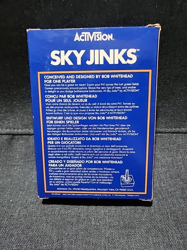 Sky Jinks Atari 2600 Activision Boxed with instructions - Bild 9 von 11