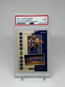 Zion Williamson PSA 9 2019-20 Panini NBA Hoops Class Of 2019 Rookie RC