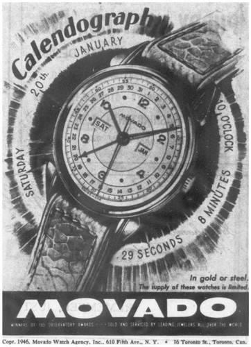 Cronografo Calendario Movado, orologio vintage con cassa FB dal Giappone - Foto 12 di 12