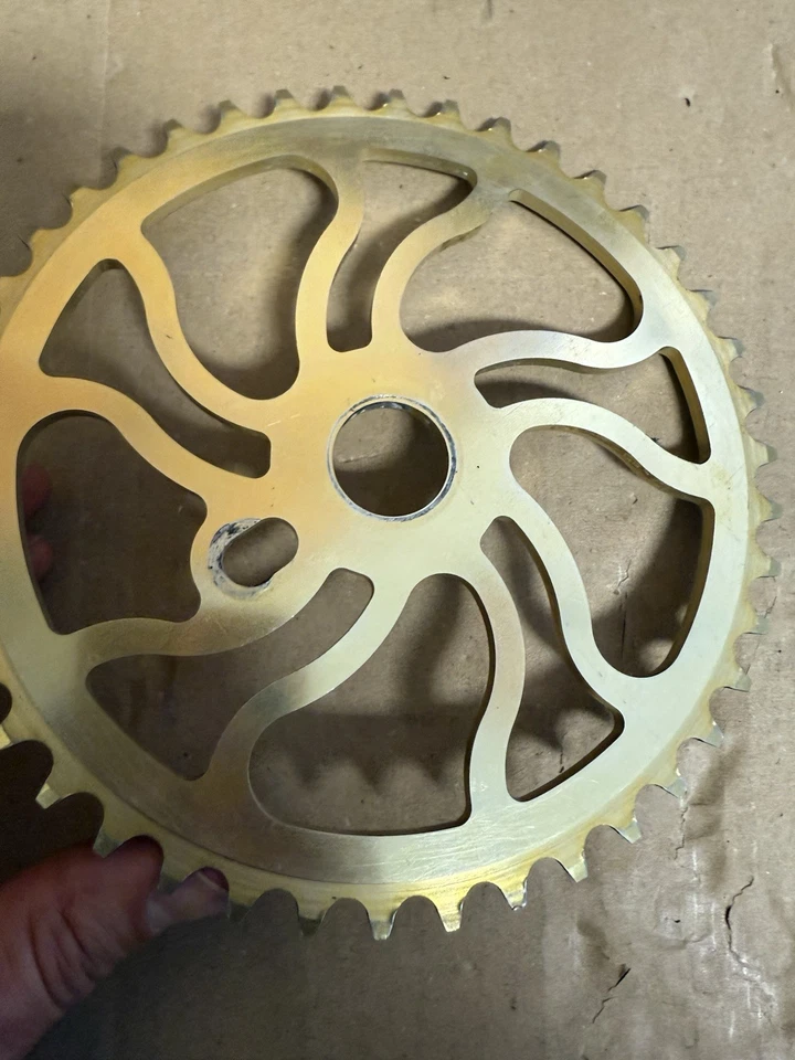 Answer BMX Chainring Sprocket 42T Ano Gold Aluminum - Image 4 of 4
