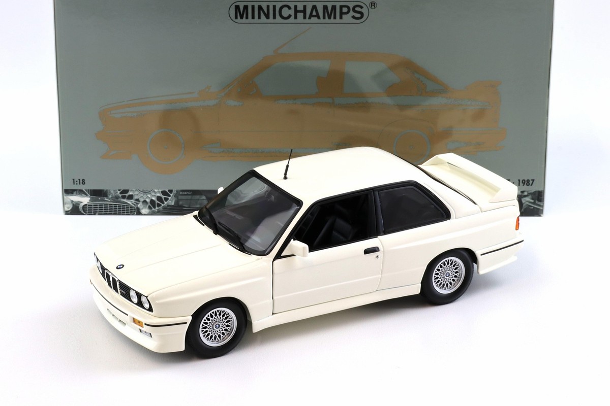 自動車 BMW M3 STREET 1987 MINICHAMPS 1/18 MINICHAMPS BMW M3 Street 1987 Black w/ Box From Japan