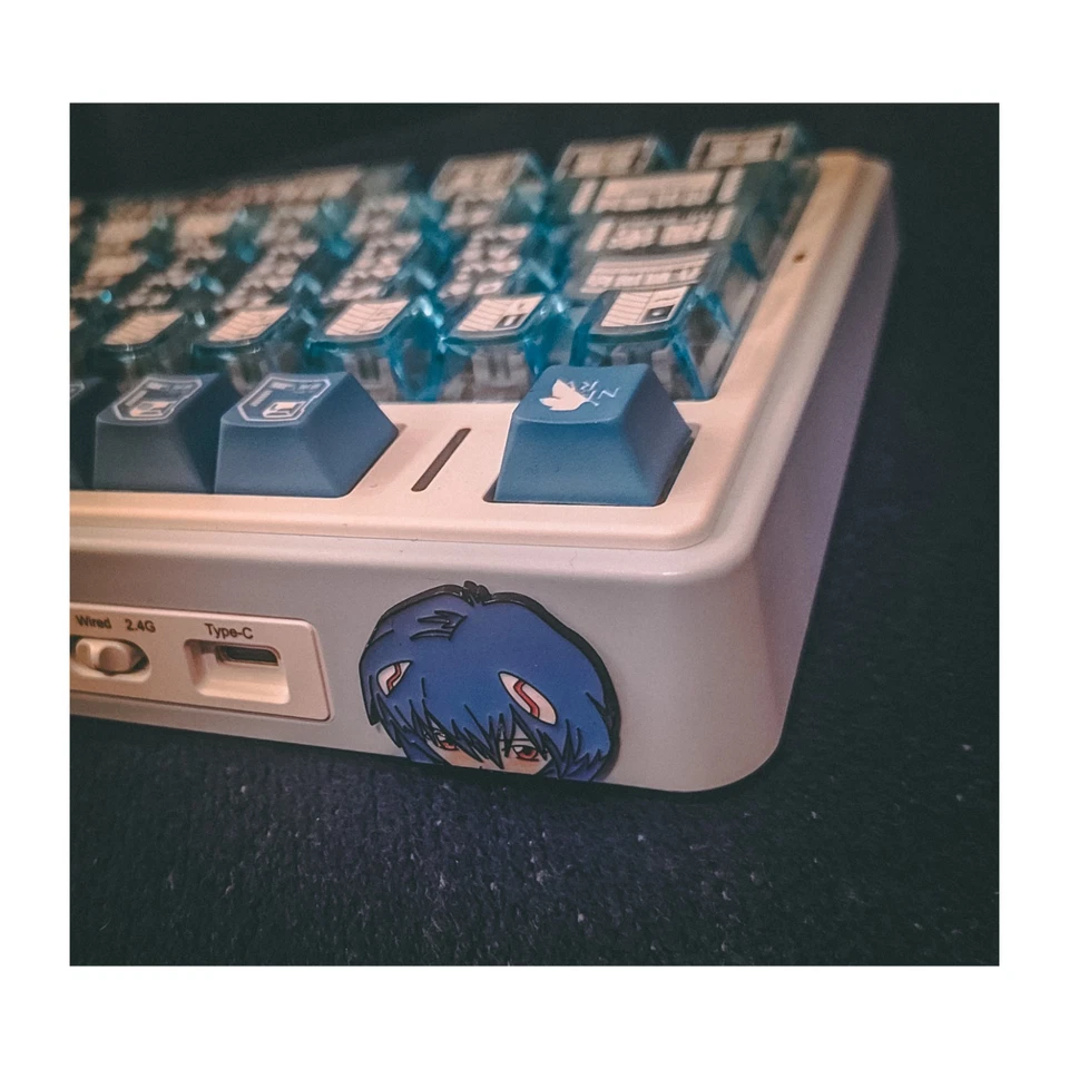 EVANGELION REI AYANAMI AULA F75 75% Wireless Mechanical Keyboard 2.4Ghz/Type-C - Image 3 of 4