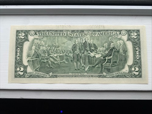 2003 $2 Two Dollar Uncirculated Bank Note * D04622470A * USA Paper Bill Rare Set - Picture 2 of 2