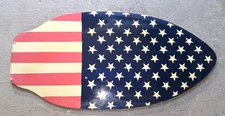 Vintage Skim Lizard Skim American Flag Surf Boogie Board Wood