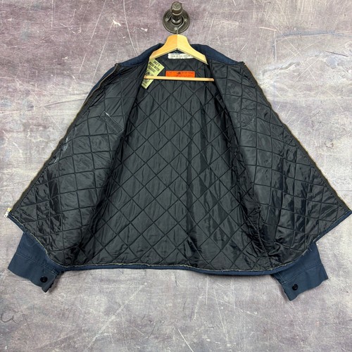 Vintage Red Kap Jacket Men's Navy Blue Large Cropped Workwear Jacket 00's 0534 - Picture 7 of 8