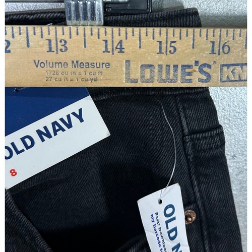 Old Navy OG Loose Low Rise Black Wash Jeans Women's Size 8 NWT Denim Casual - Picture 8 of 13