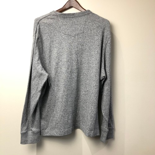 Suéter Robert Graham 2 XL XXL Calce Clásico Pullover Henley Gris Jaspeado Camisa - Imagen 6 de 12