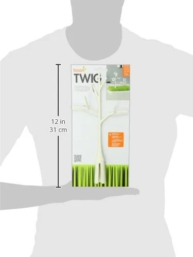 Accesorio para estante de secado de césped/ césped Boon Twig, blanco (paquete de 2) Foto 3 de 4