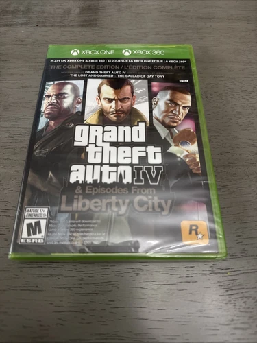 *NEW Grand Theft Auto IV: The Complete Edition ( Xbox One & Xbox 360) New/Sealed