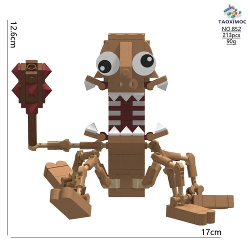 Tung tung tung sahur wooden stick man, AI Shanhaijing shark building block - Picture 50 of 82