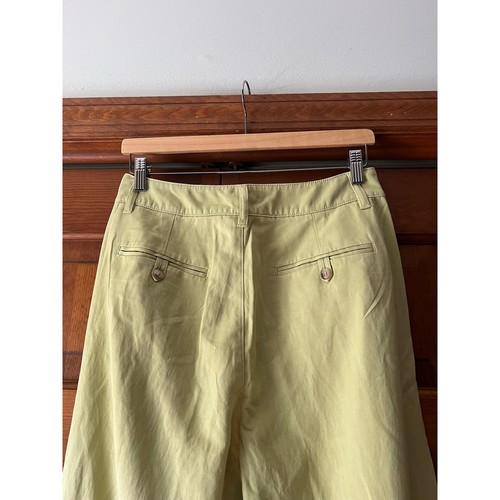 Neu mit Etikett Madewell The Harlow Damenhose weites Bein hell zitronengrasgrün Größe 4 - Bild 8 von 13