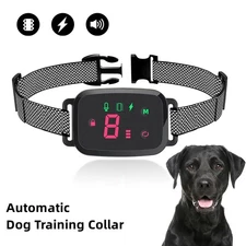 Smart Anti Barking Dog Collar Digital Display Waterproof Rechargeable Stopper