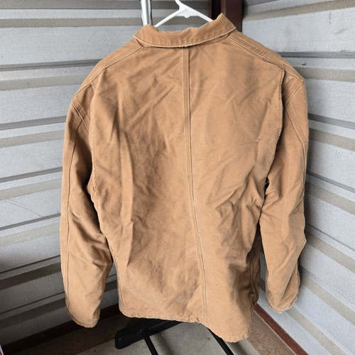 Carhartt FR Brown Full-Zip Work Jacket Size LargeRegular RN14806 - Picture 4 of 19