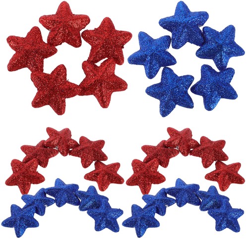 40 Pcs Pentagram Decoration Independence Day Decorations Star Sequins - Picture 12 of 12