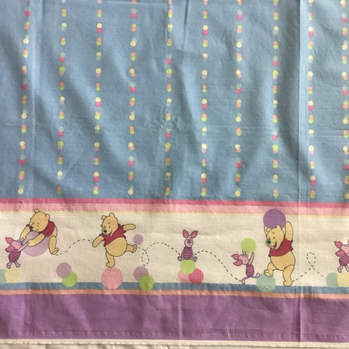 Vintage Border Fabric - Pooh’s Friend Piglet #5721 - Cotton 1.5 Yards x 44” - Picture 2 of 7