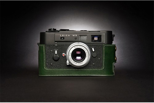 Nuevo Leica M5 Cuero Genuino Medio Estuche Cámara Estilo Retro Cubierta TP Estuche Hecho a Mano - Imagen 16 de 17