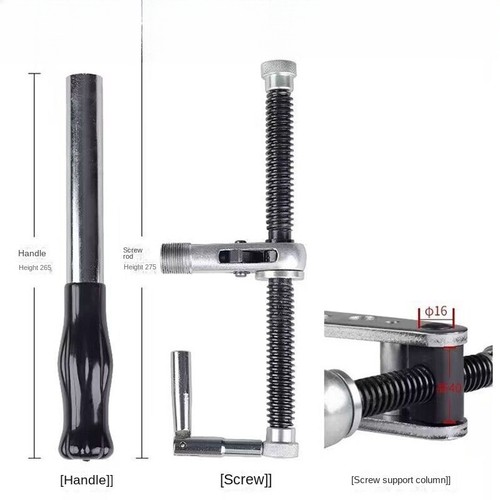 Punzonatrice meccanica manuale 300Kn torre ferro braccio incrociato punzonatrice lamiera ferro - Foto 5 di 12
