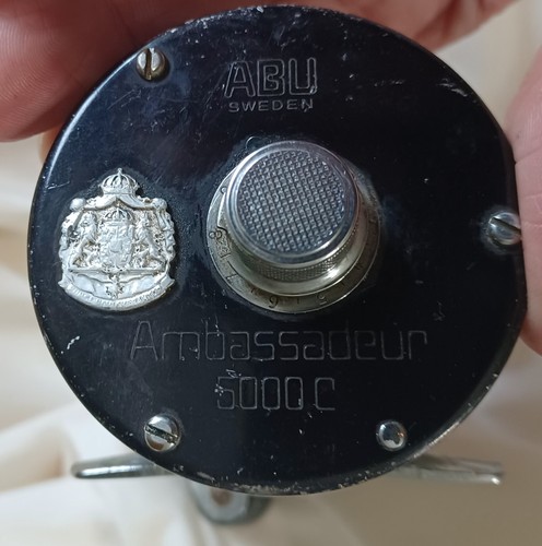 ABU GARCIA AMBASSADEUR 5000 C BLACK BAIT CAST ANGELROLLE - Bild 1 von 13