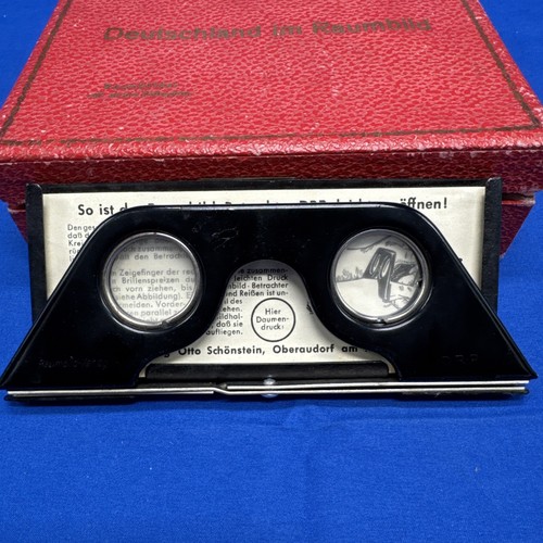 Vtg Deutschland im Raumbild Stereoscope Viewer & Case - 165 Photos - 30’s & 40’s - Picture 12 of 20