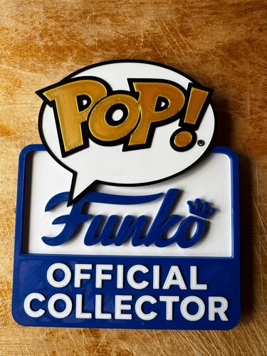 Custom Funko POP! Offizielles Sammler Display Schild - 3D gedruckte Sammler Plakette - Bild 3 von 5