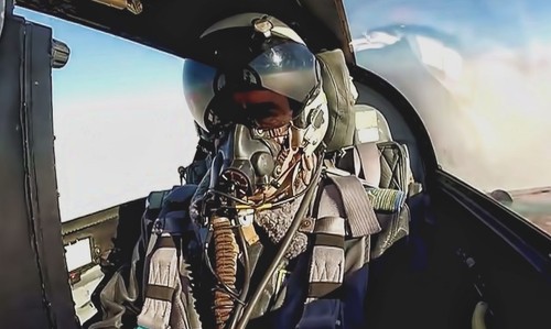 Ancien masque à oxygène pilote de chasse armée de l'air russe KM-32 MIG avion - Photo 2/13