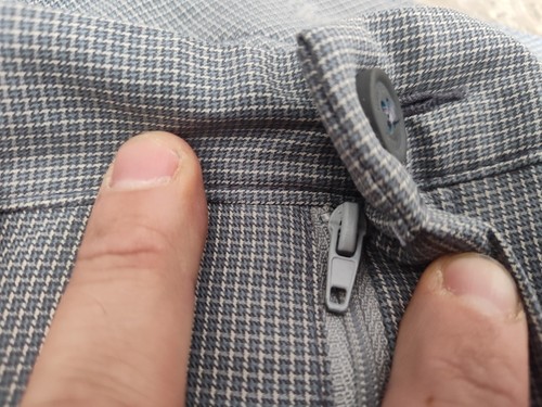 Tommy Bahama IslandZone Plaid Check Blue Stretch Pants Men’s Sz 38x30 EUC Golf - Picture 7 of 23