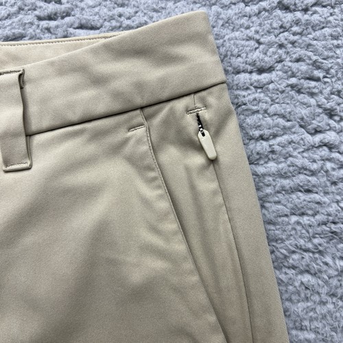 LULULEMOM Mens Khaki ABC Warpstreme Trouser Flat Front Pants 31 x 26 - Picture 4 of 11