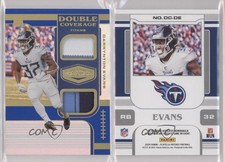 2020 Panini Plates & Patches Double Coverage Blue /50 Darrynton Evans Rookie RC