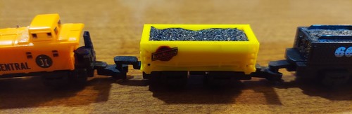 Vintage 1989 Galoob Micro Machines Trains Cannonball No. 9 Freight Set - Picture 5 of 7