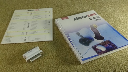 *2003* MasterCam V9 Solids Book+ computer Software DONGLE / Key (only) - Zdjęcie 13 z 14