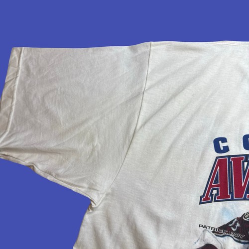 Camiseta Colorado Avalanche Para Hombres XXL NHL Hockey Vintage Blanca Gráfica Con Etiquetas - Imagen 3 de 19