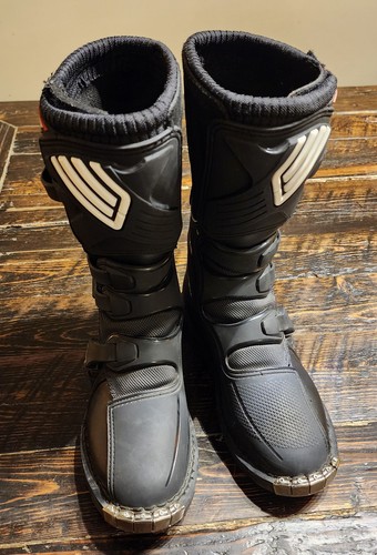 Combat Motorcycle MX Motocross Off Road Racing Boots Mens 6 Womens 8 Like New - Picture 9 of 10