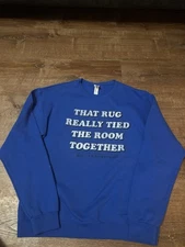 The Big Lebowski Sweater The Rug Really Tied The Room Together Men’s Medium