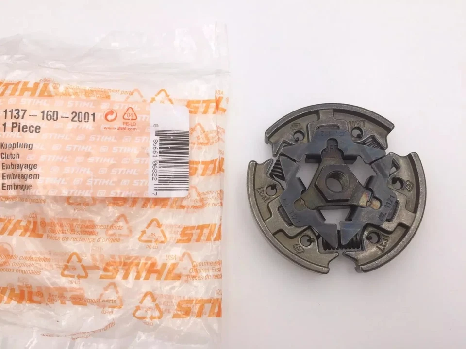 Conjunto de embrague genuino STIHL 1137-160-2001 MS193T MS194T MS201T MS201TC-M Foto 4 de 4