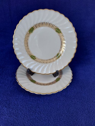 SYRACUSE CHINA "CHAMPLAIN" USA 2 SALAD PLATES 8" DIAMETER. EXCELLENT CONDITION. - Picture 4 of 6