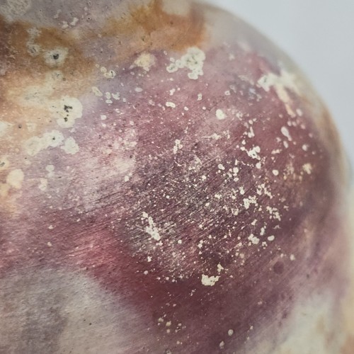 Studio Pottery Raku Vase / Saggar Fired Raku Vase Signed - Picture 16 of 24