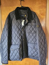Polo Ralph Lauren Men's Water Repellent Quilted Jacket College Navy Blue Sz 4XB