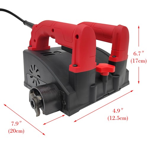 Pala Elettrica Stucco Polvere Piallatrice Pala Parete con Sacchetto Polvere 110V - Foto 16 di 24