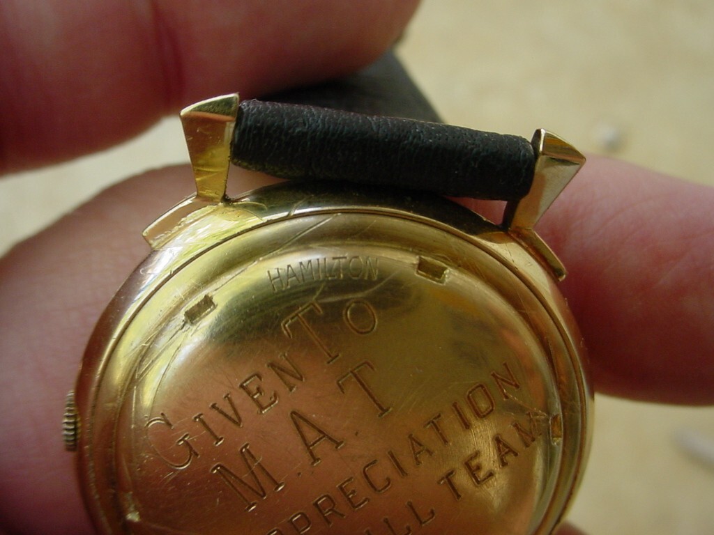 人気メーカー・ブランド Super RARE 1958 from Horn Van ELECTRIC Hamilton Gold 14K 時計