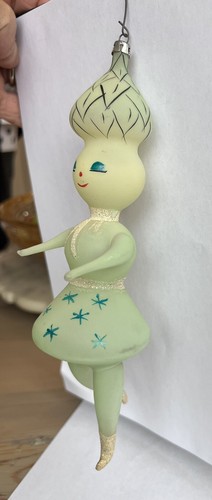 Modellino Pixie Natale Pixie Rara Insolita Antica Vetro Soffiato a mano Polacco - Foto 2 di 13