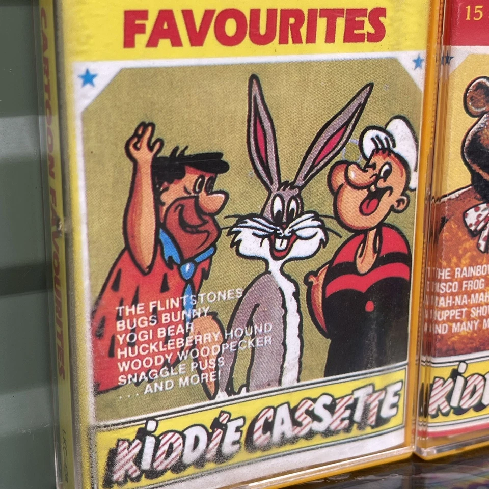 2 X Vintage Cassette Tapes Kids Music - TV Cartoons & The Best Of The Muppets - Image 3 of 4