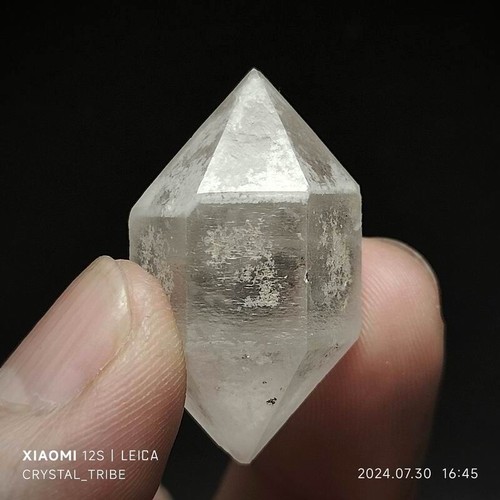 14g Natural Herkimer Diamond Quartz Honey Crystal Double Terminating Healing4810 - Picture 18 of 18